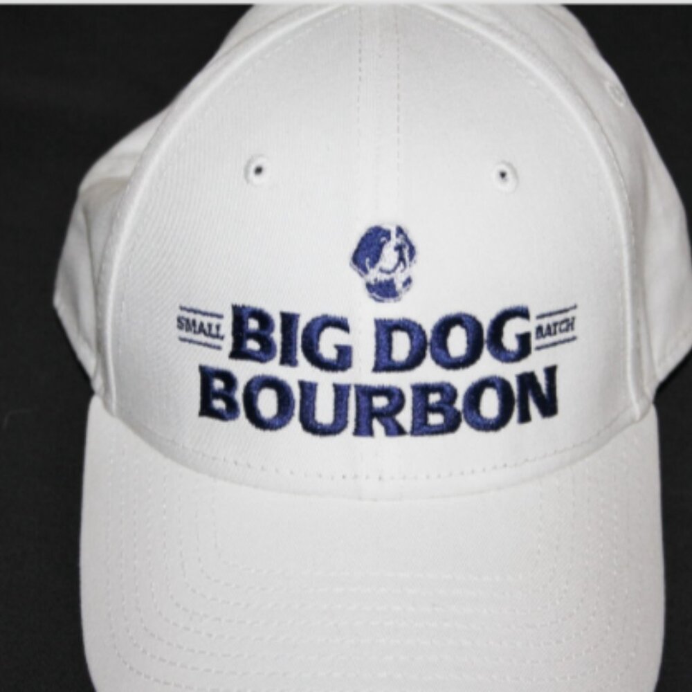 New Big Dog Bourbon New Era White Adjustable Hat - Picture 2 of 6